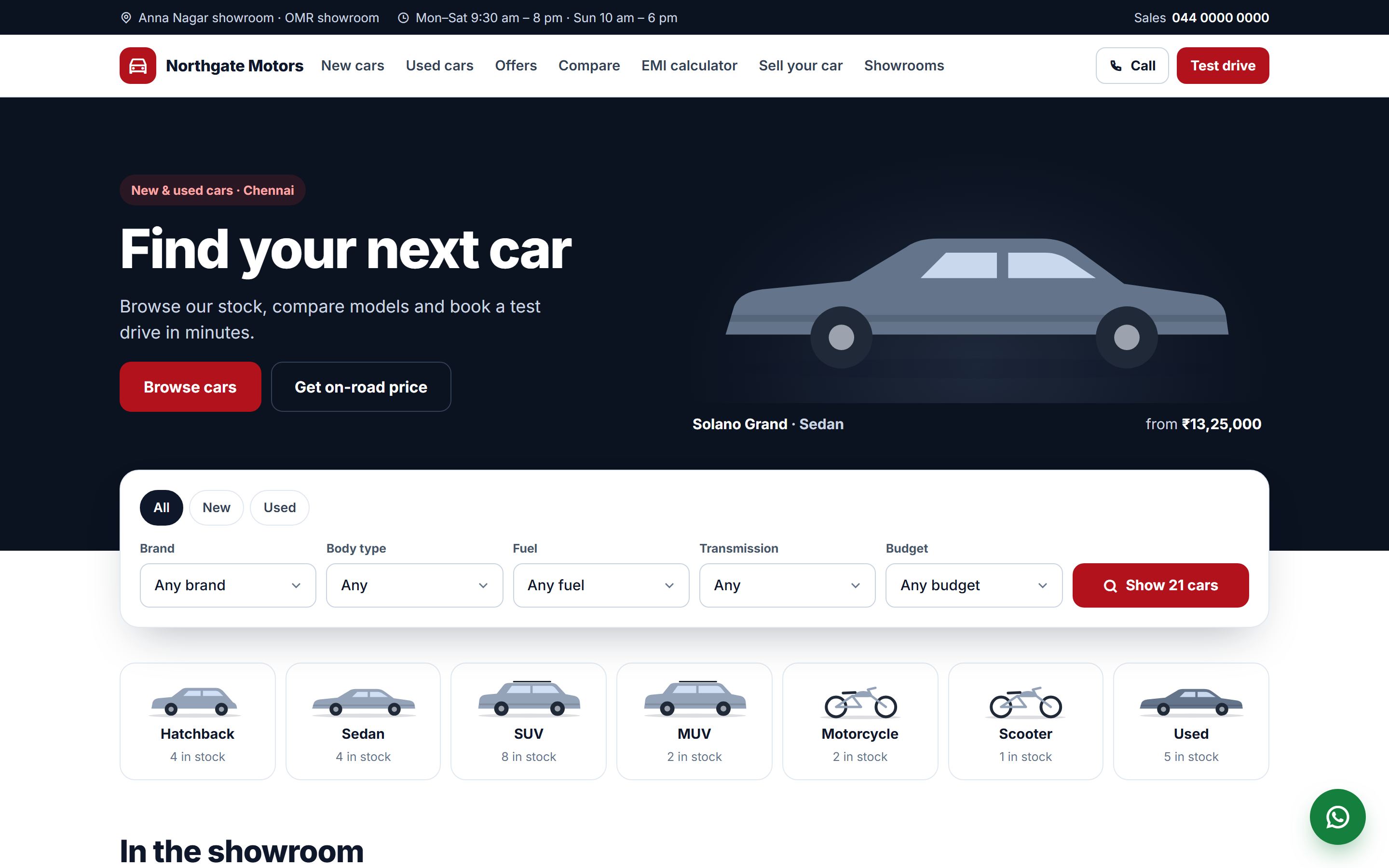 Automobile Dealership Website & Sales CRM Software screenshot