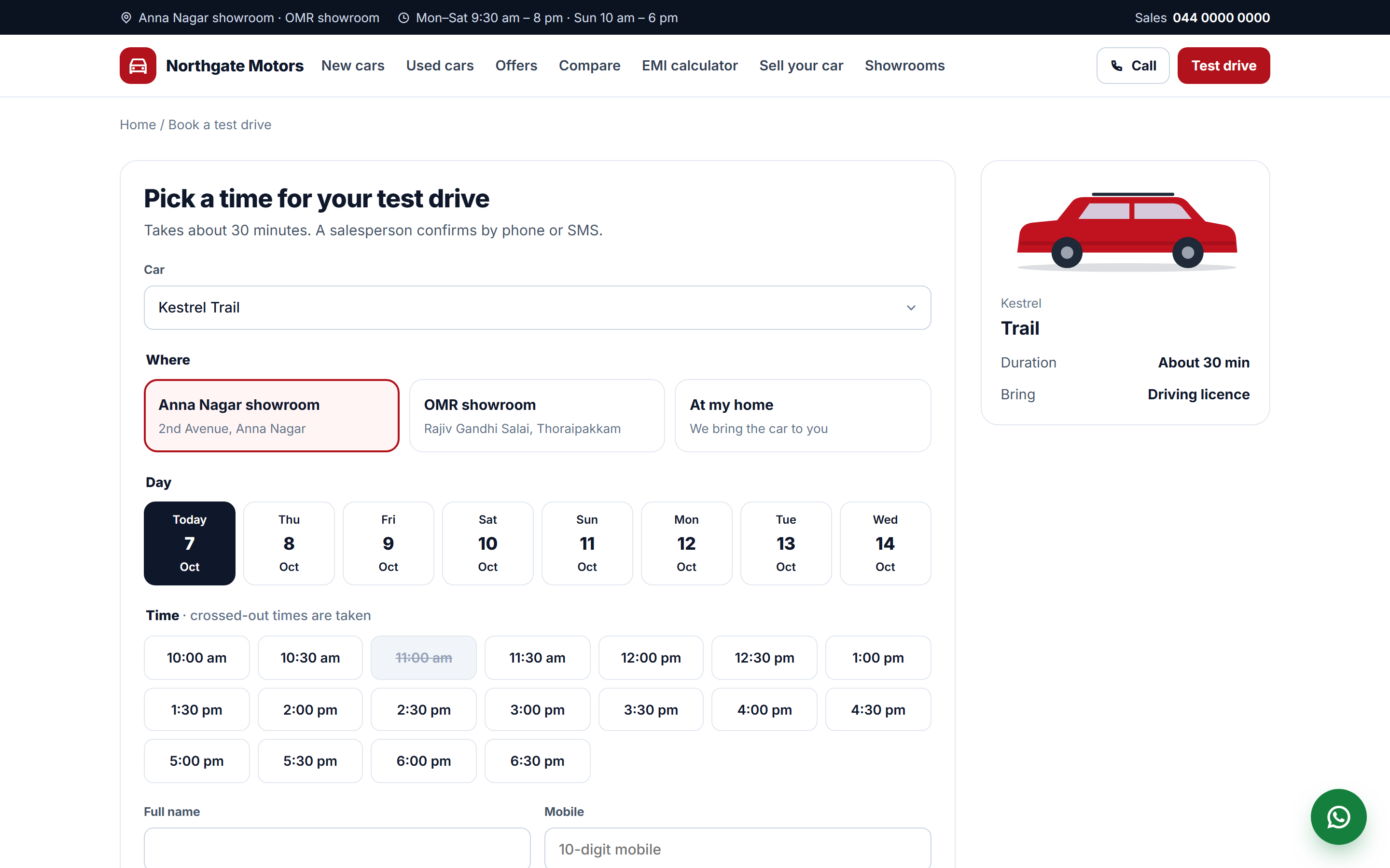 Automobile Dealership Website & Sales CRM Software screenshot