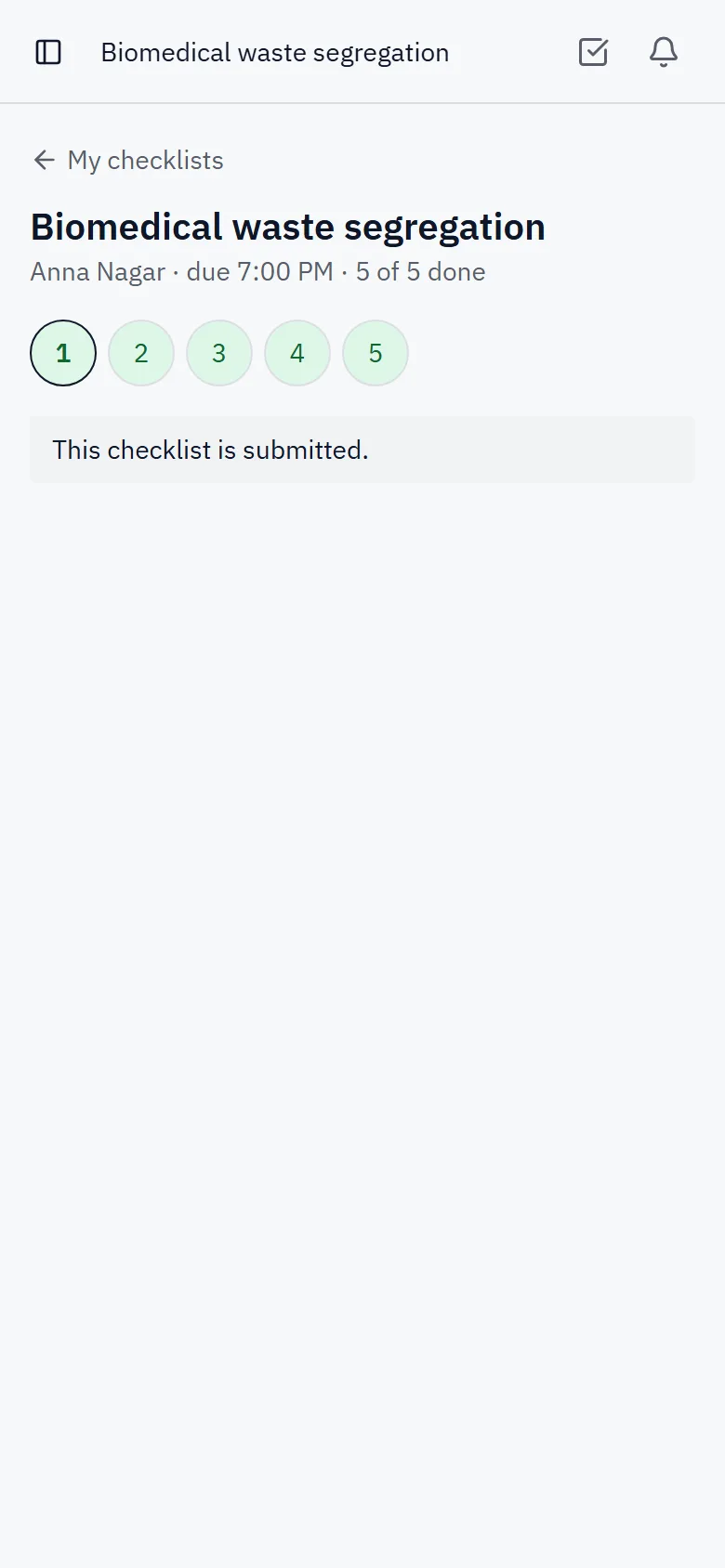 Clinic Checklists Software for Clinics and Diagnostic Centres screenshot