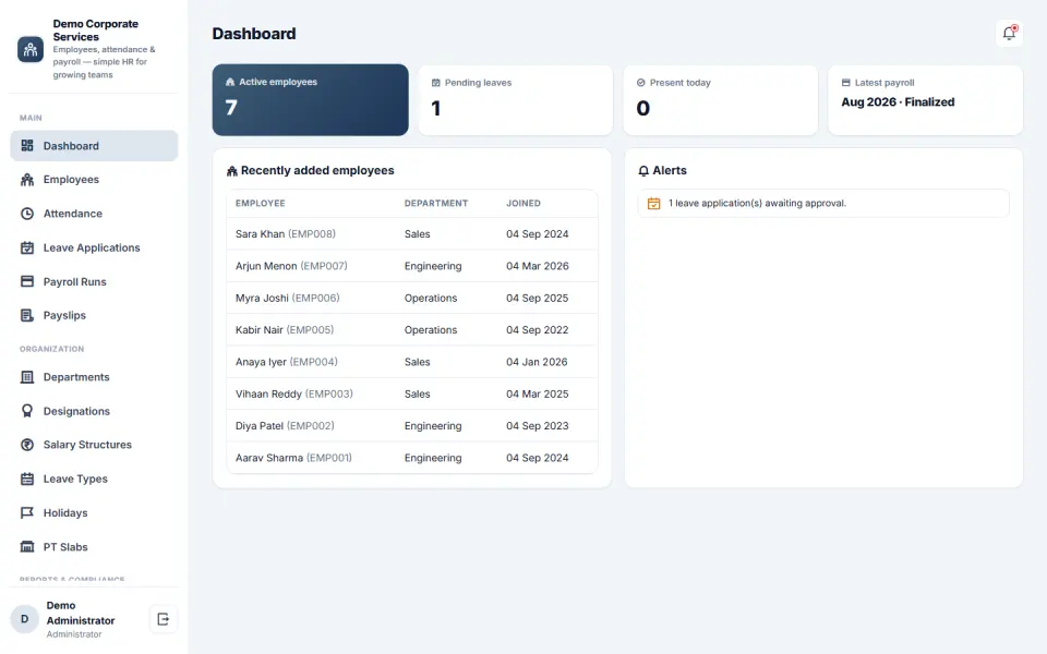 HR & Payroll Management Software