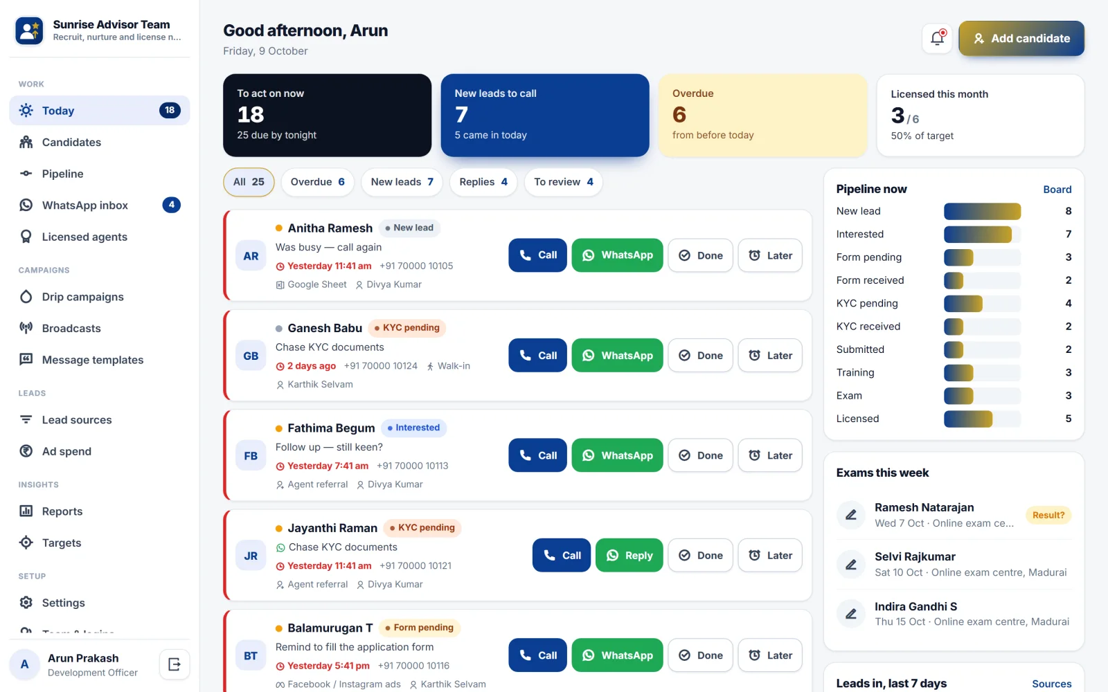 Insurance Agent Recruitment Software